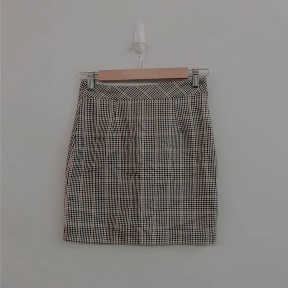 Plaid skirt